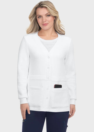 Koi Scrubs Essentials Clarissa Women's 2-Pocket Cardigan Style Knit Jacket