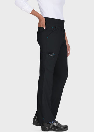 Koi Basics Women's Laurie Flare Leg Knit Waist Yoga Scrub Pant