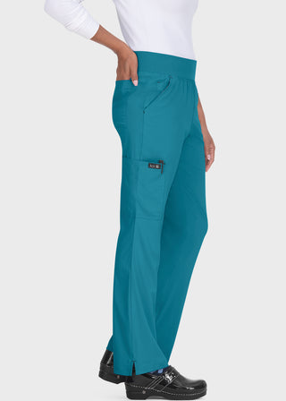 Koi Basics Women's Laurie Flare Leg Knit Waist Yoga Scrub Pant