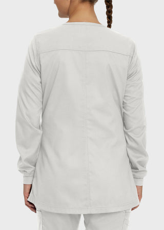 Landau Proflex Women's Snap Front Warm Up Solid Scrub Jacket