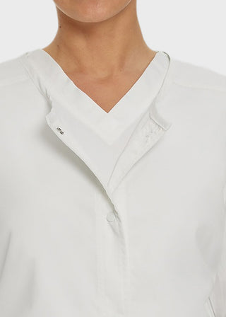 Landau Proflex Women's Snap Front Warm Up Solid Scrub Jacket