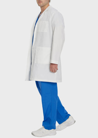 Landau Mens 37 inch Multi Pocket Twill Protective Medical Lab Coat