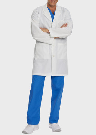 Landau Mens 37 inch Multi Pocket Twill Protective Medical Lab Coat