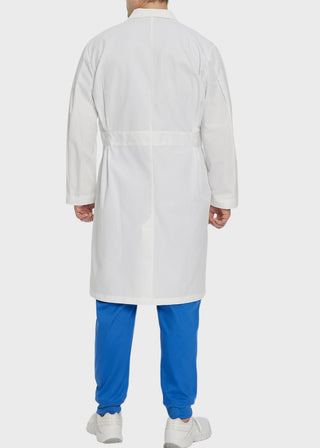 Landau Mens 43.5 inches Full Length Three Pocket Medical Lab Coat