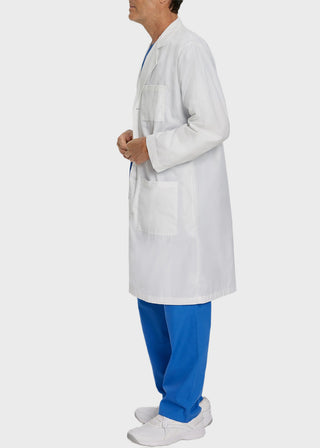 Landau Mens Three Pocket 43.5 inch Tall Medical Lab Coat