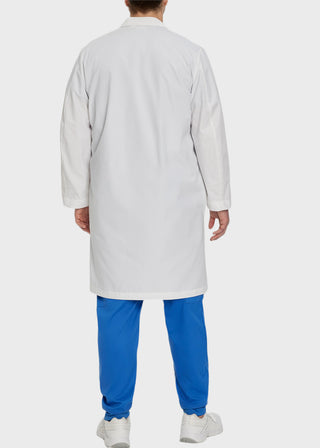 Landau Mens Three Pocket 43.5 inch Tall Medical Lab Coat