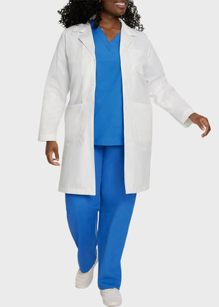Landau Women 38 Inches Three Pocket Medical Lab Coat