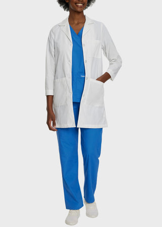 Landau Womens Three Pocket 39 Inches Long Medical Lab Coat