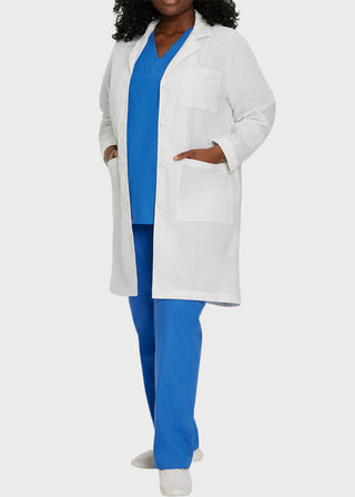 Landau Womens Three Pocket 39 Inches Long Medical Lab Coat