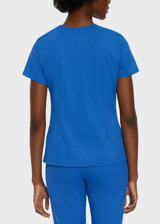 Landau Proflex Women's Modern V-Neck Tunic Solid Scrub Top