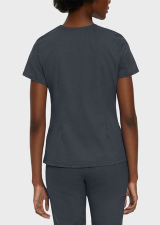 Landau Proflex Women's Modern V-Neck Tunic Solid Scrub Top