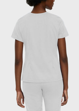 Landau Proflex Women's Modern V-Neck Tunic Solid Scrub Top