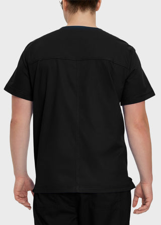 Landau Proflex Men's V-Neck Chest Pocket Solid Scrub Top