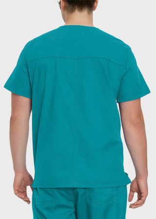 Landau Proflex Men's V-Neck Chest Pocket Solid Scrub Top