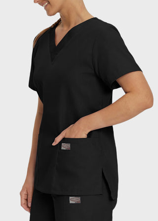 Landau Scrub Zone Women's V-Neck Scrub Top