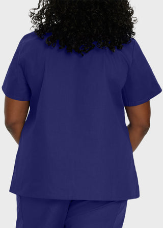 Free Embroidery Women's Double Pocket V-Neck Nursing Top