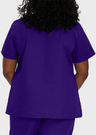 Landau ScrubZone Women's Double Pocket V-Neck Nursing Top