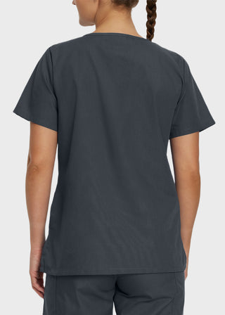 Free Embroidery Women's Double Pocket V-Neck Nursing Top