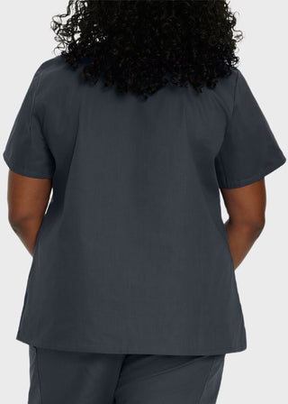 Free Embroidery Women's Double Pocket V-Neck Nursing Top