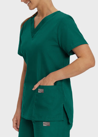 Landau Scrub Zone Women's V-Neck Scrub Top