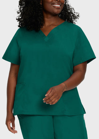 Landau Scrub Zone Women's V-Neck Scrub Top