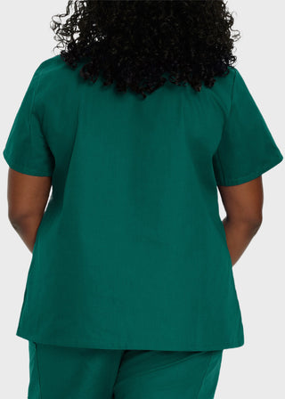 Landau ScrubZone Women's Double Pocket V-Neck Nursing Top