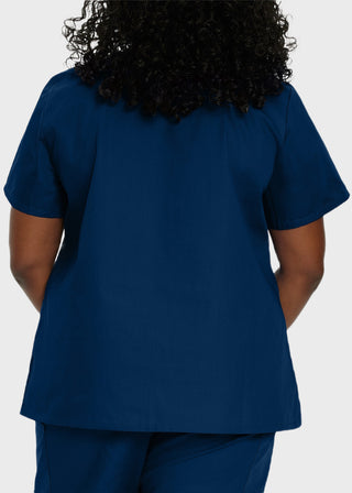 Free Embroidery Women's Double Pocket V-Neck Nursing Top