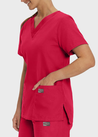 Landau Scrub Zone Women's V-Neck Scrub Top