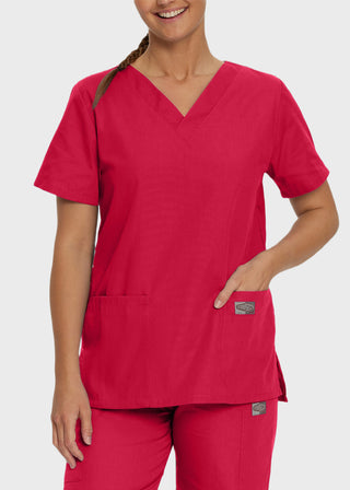 Landau Scrub Zone Women's V-Neck Scrub Top