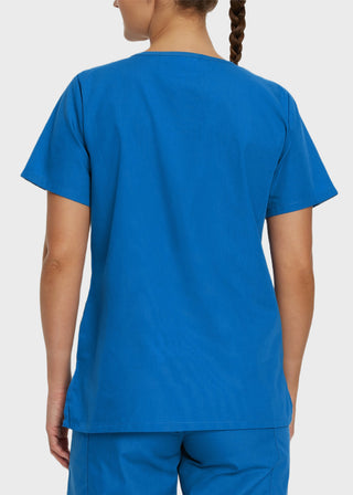 Landau ScrubZone Women's Double Pocket V-Neck Nursing Top