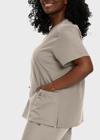 Landau Scrub Zone Women's V-Neck Scrub Top