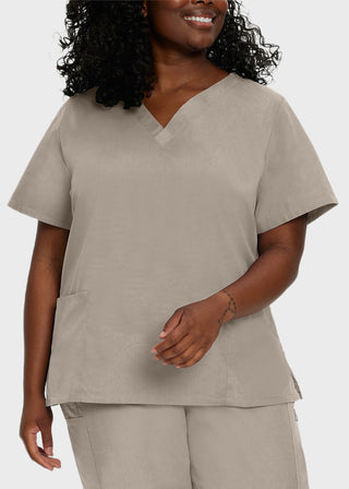 Landau Scrub Zone Women's V-Neck Scrub Top