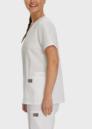 Free Embroidery Women's Double Pocket V-Neck Nursing Top