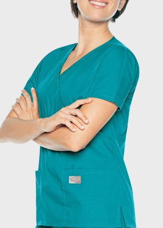 Landau ScrubZone Women Two Pockets Nursing Scrub Top