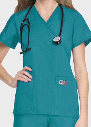 Landau ScrubZone Women Two Pockets Nursing Scrub Top