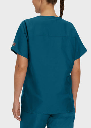 Free Embroidery Unisex V-Neck Nurse Scrub Top
