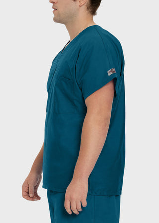 Free Embroidery Unisex V-Neck Nurse Scrub Top