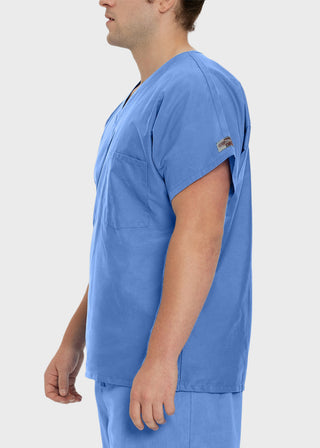 Landau ScrubZone Unisex V-Neck Nurse Scrub Top