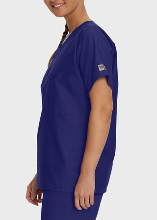Free Embroidery Unisex V-Neck Nurse Scrub Top