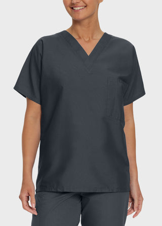 Landau ScrubZone Unisex V-Neck Nurse Scrub Top