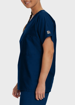 Landau ScrubZone Unisex V-Neck Nurse Scrub Top