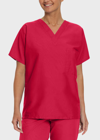 Landau ScrubZone Unisex V-Neck Nurse Scrub Top