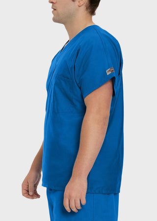 Free Embroidery Unisex V-Neck Nurse Scrub Top