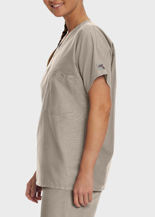 Free Embroidery Unisex V-Neck Nurse Scrub Top