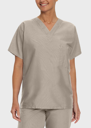 Free Embroidery Unisex V-Neck Nurse Scrub Top