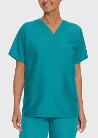 Free Embroidery Unisex V-Neck Nurse Scrub Top