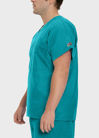 Free Embroidery Unisex V-Neck Nurse Scrub Top