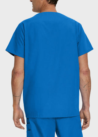Landau Men's Five Pocket Solid Scrub Top