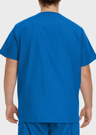 Landau Men's Five Pocket Solid Scrub Top