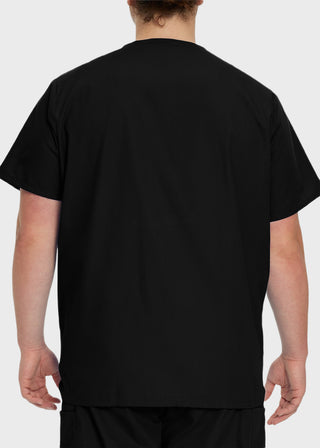 Landau Men's Five Pocket Solid Scrub Top